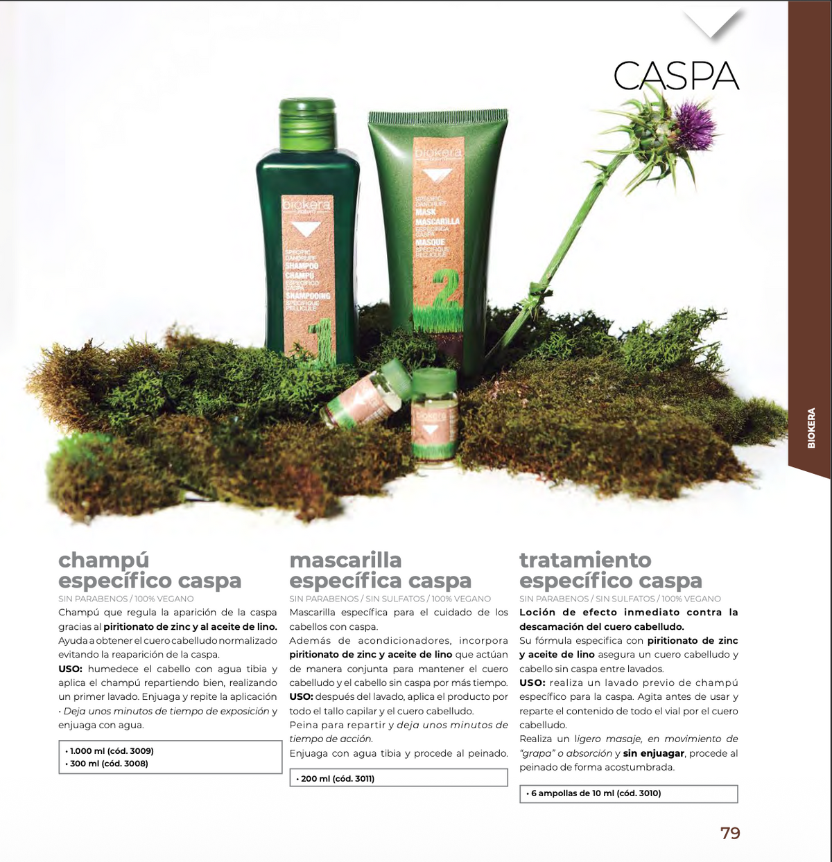 Biokera Mascarilla Específico Caspa
