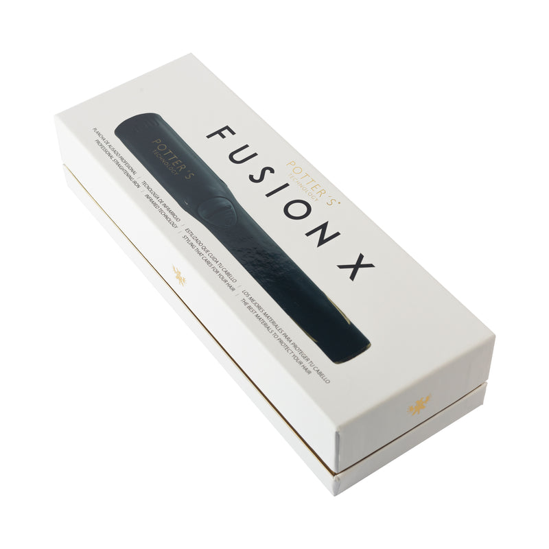 Plancha FUSION X de cabello con Tecnología para Tratamientos POTTER´S