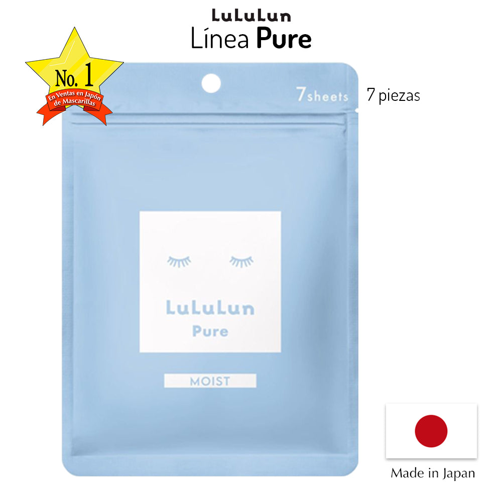 Pure Sheet Mask Moist Lululun 7 pzs