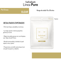 Pure Sheet Mask Clear Lululun 7 pzs