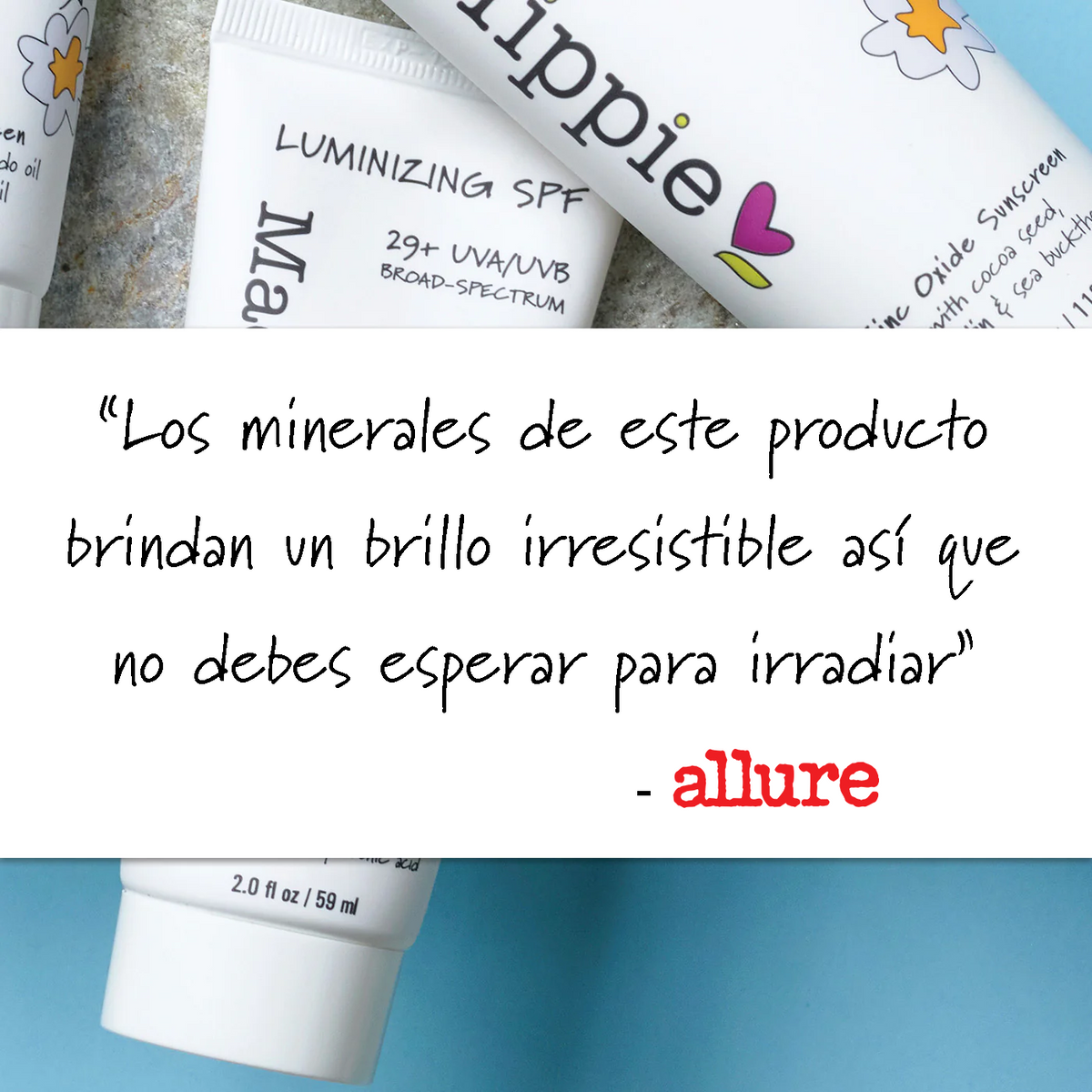 Crema Facial Iluminadora con SPF MAD HIPPIE