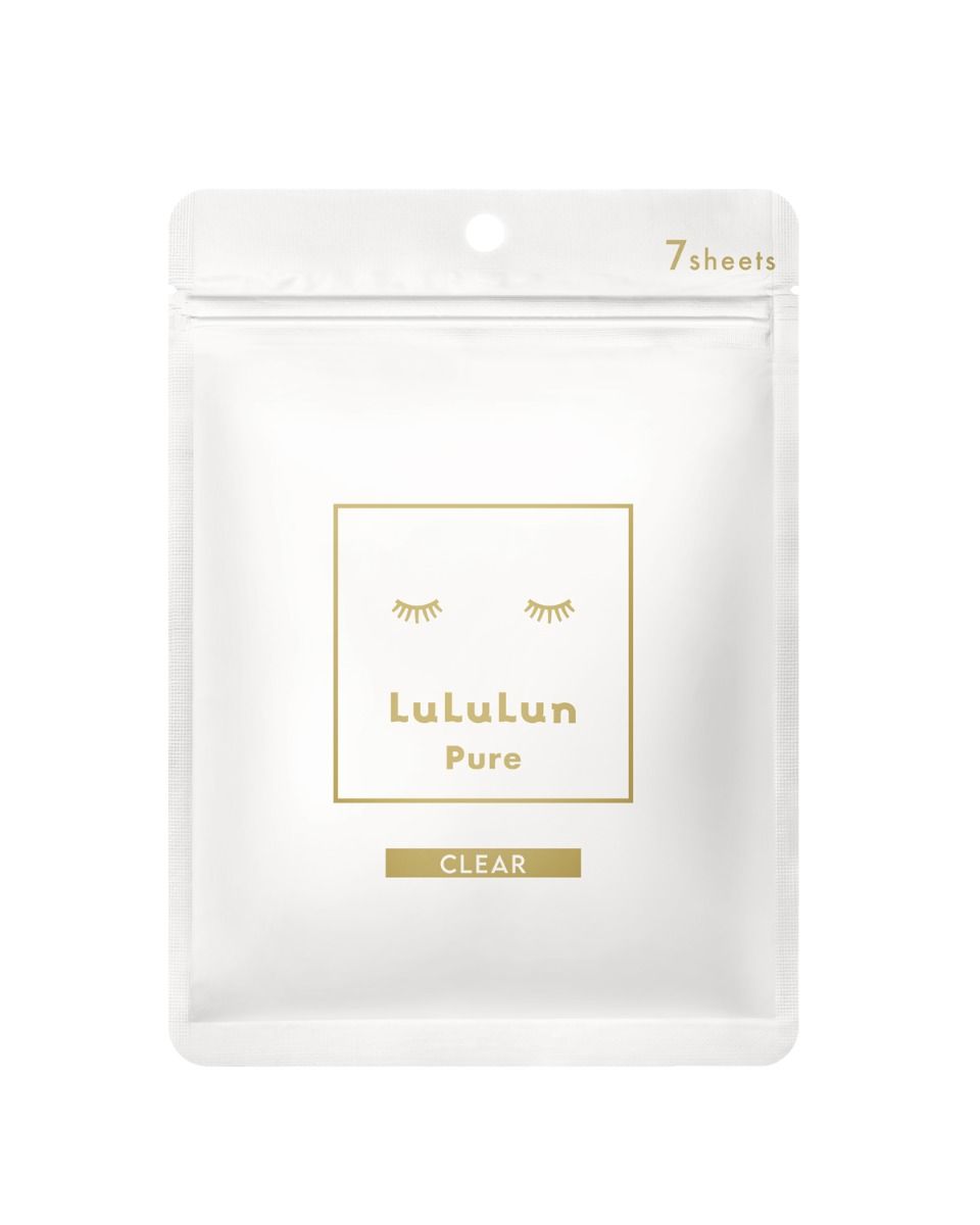 Pure Sheet Mask Clear Lululun 7 pzs