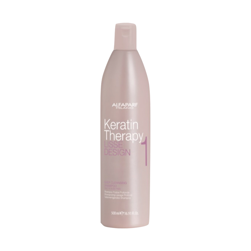 Design Keratin Therapy 1 Deep Cleansing Shampoo Alfaparf